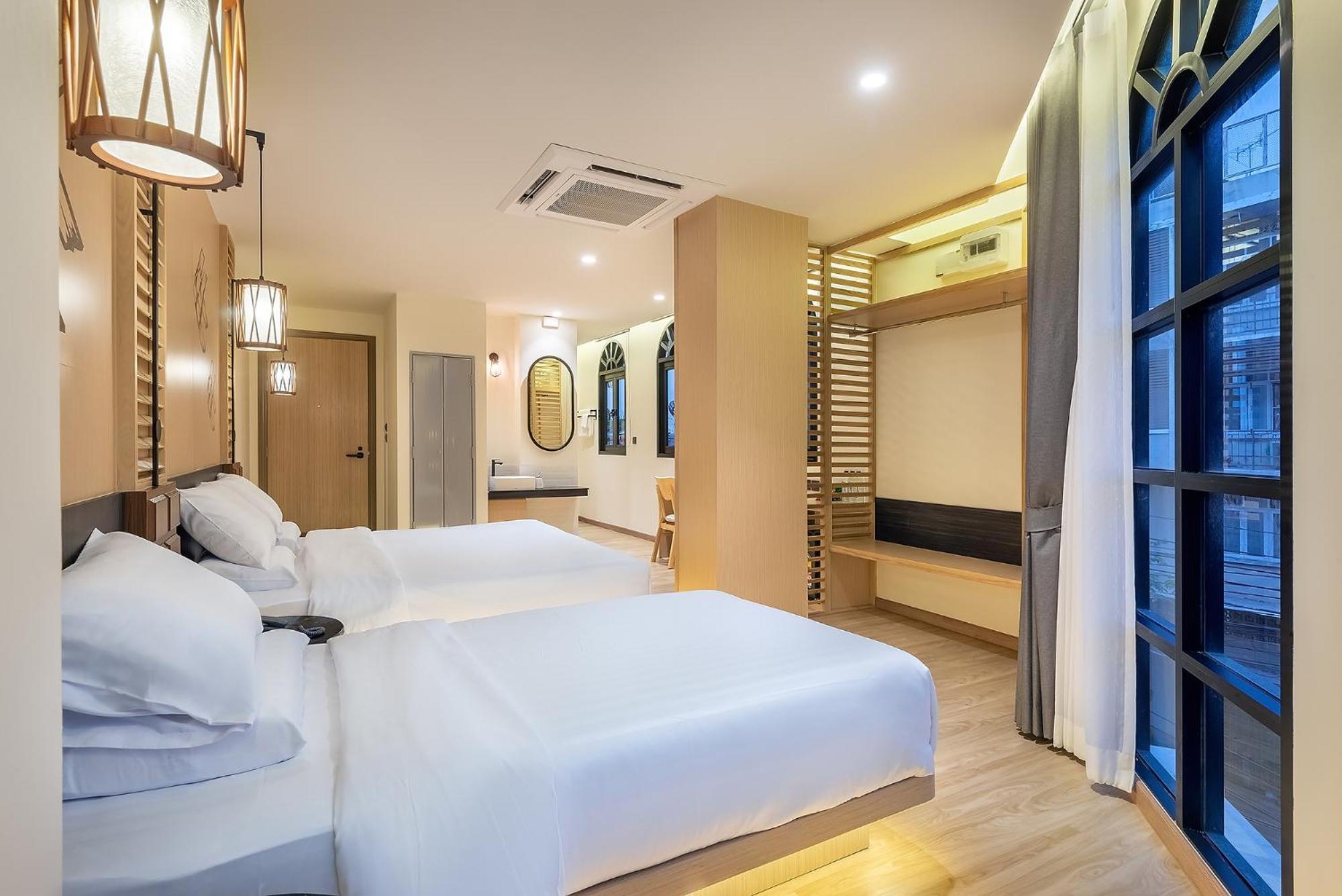 Phra Nakhon Poshtel Vandrarhem Bangkok Rum bild